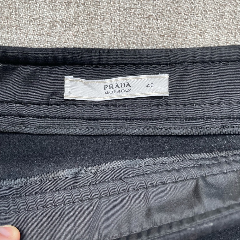 Prada Black Pleated Skirt - Picture 2 of 7
